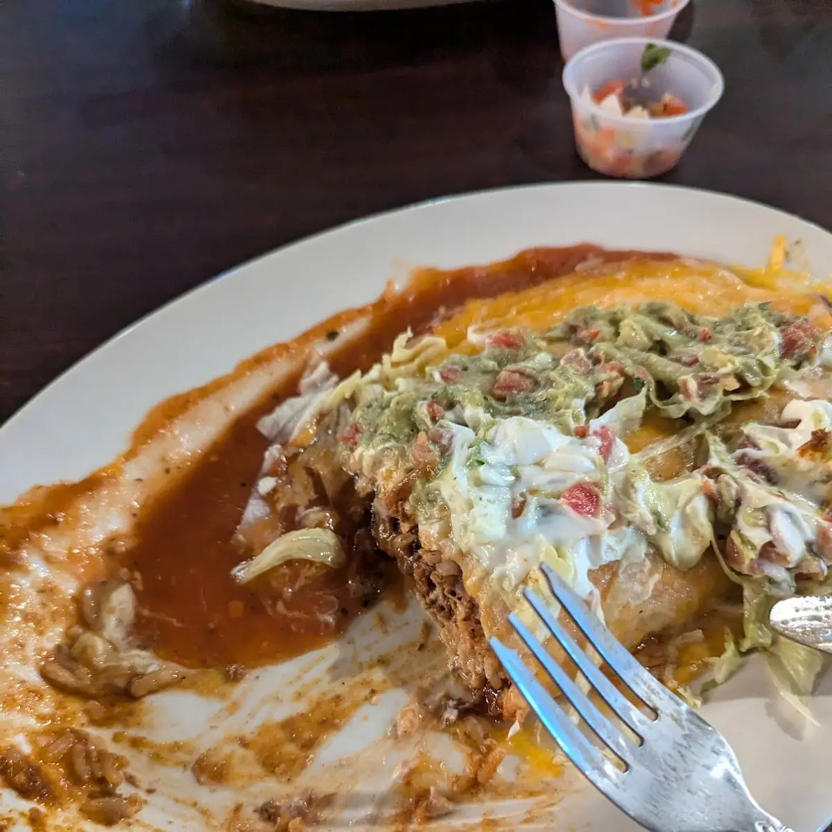 Shredded Beef Burrito Platter