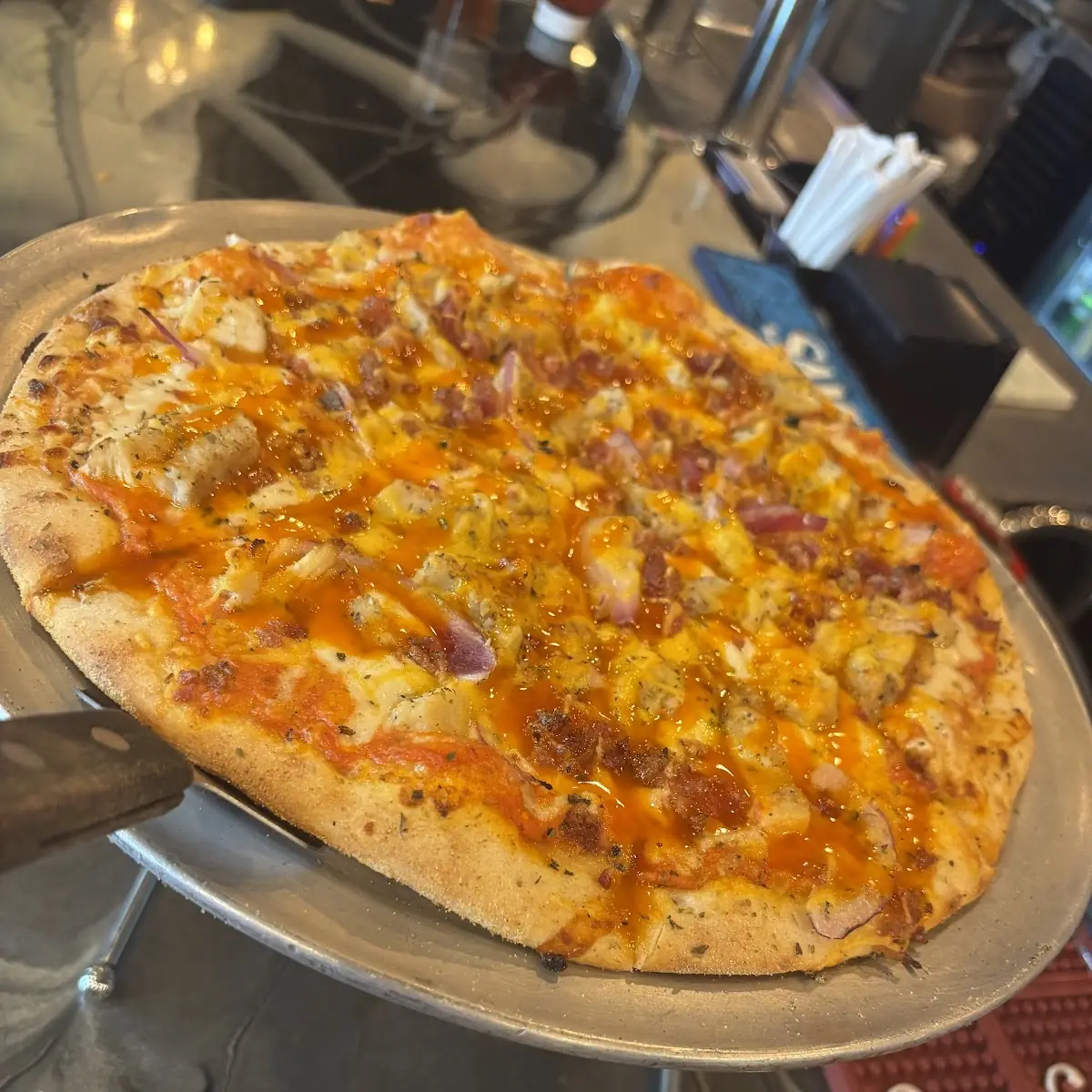 Chicken Bacon Ranch Pizza