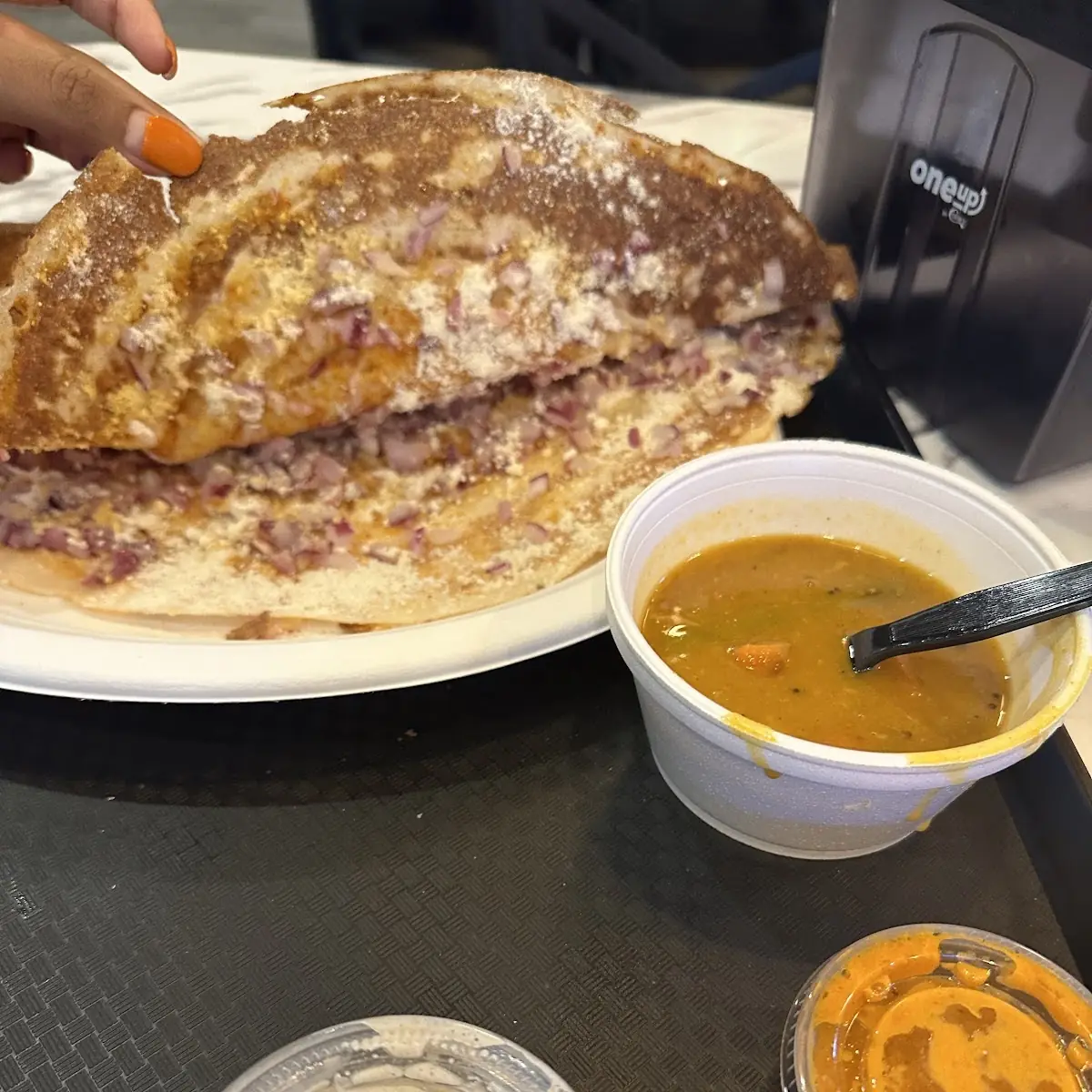 Red Karam Onion Dosa Ghee