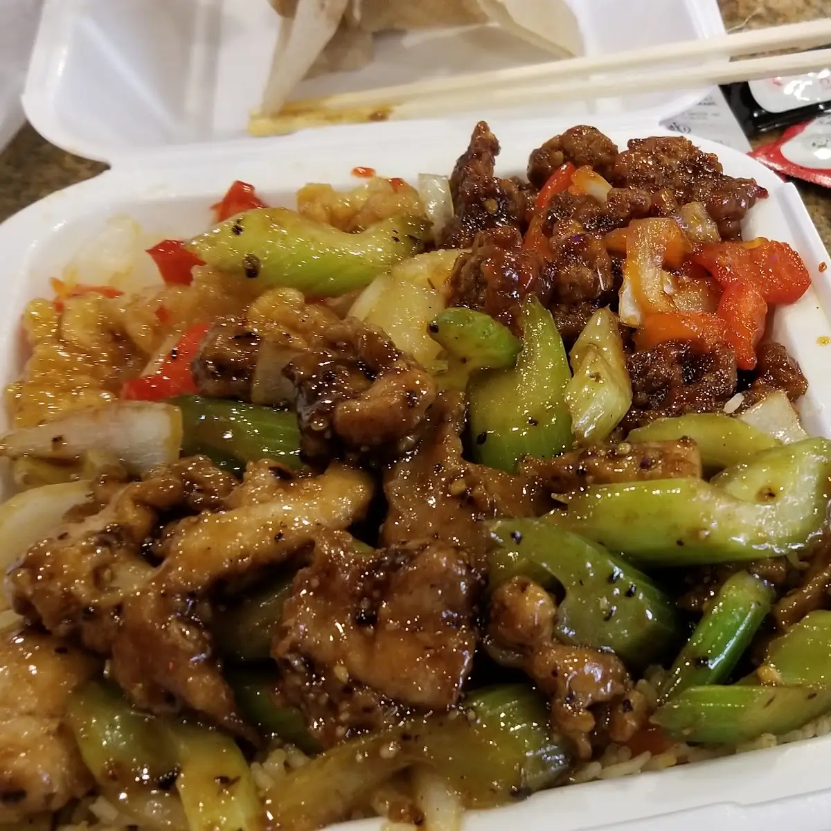 Kung Pao Chicken Fried Rice