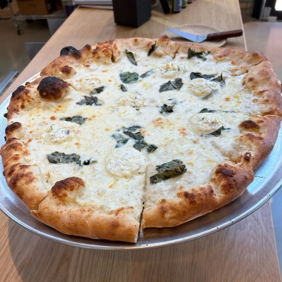 Spinach Pizza