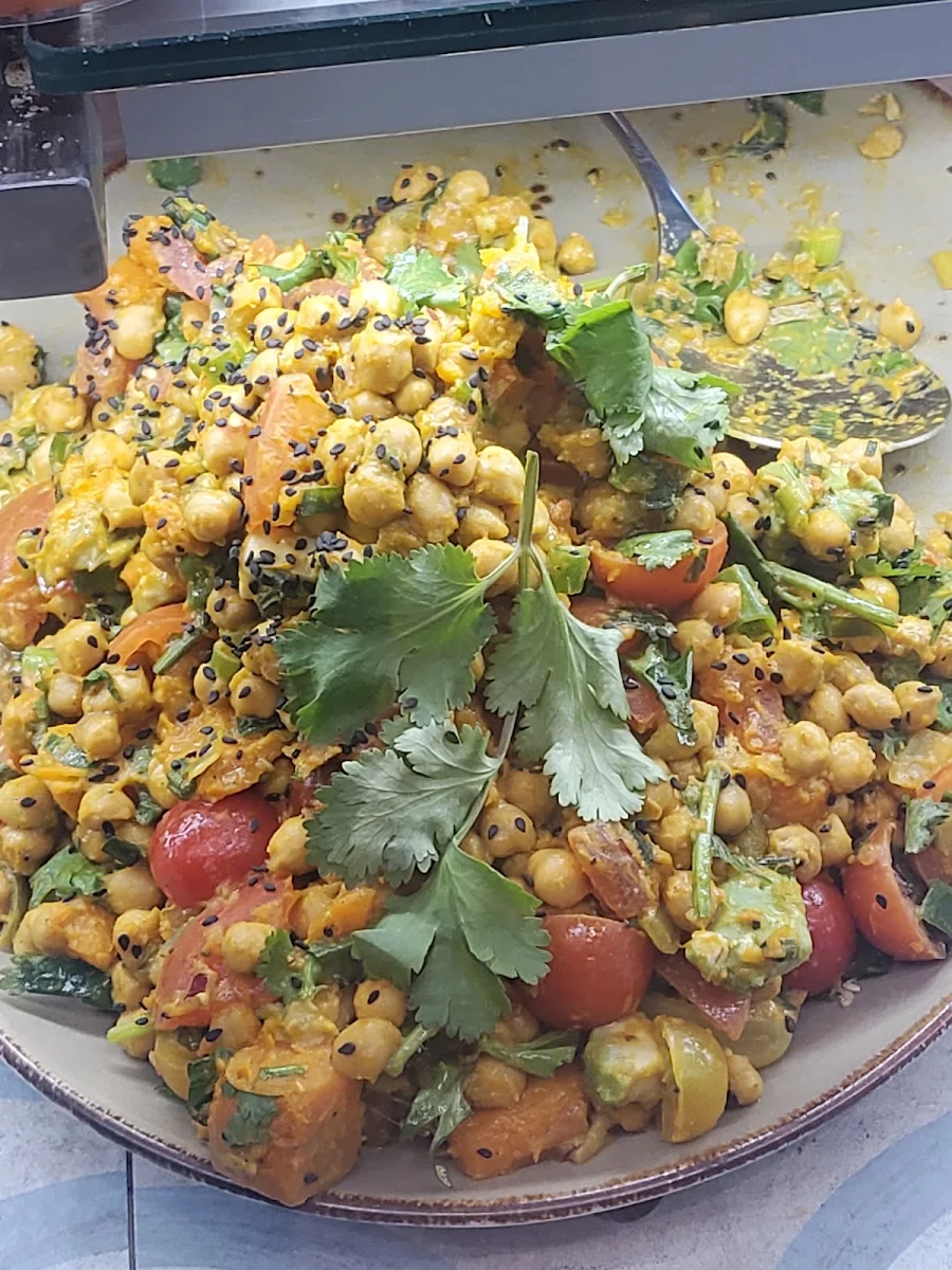 Chickpea Salad, Feast Cafe & Cakes - Hampton