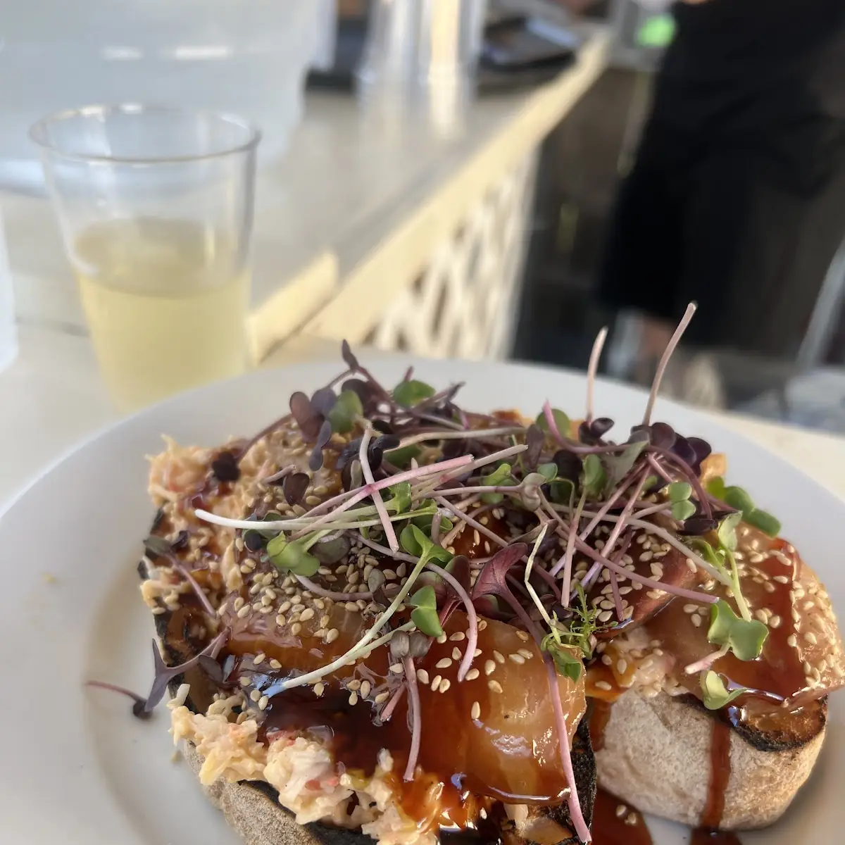 Hamachi Crudo Toast