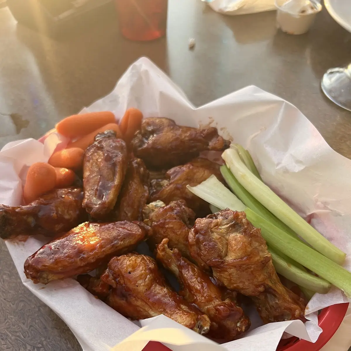 Traditional BBQ Wings Appetizer