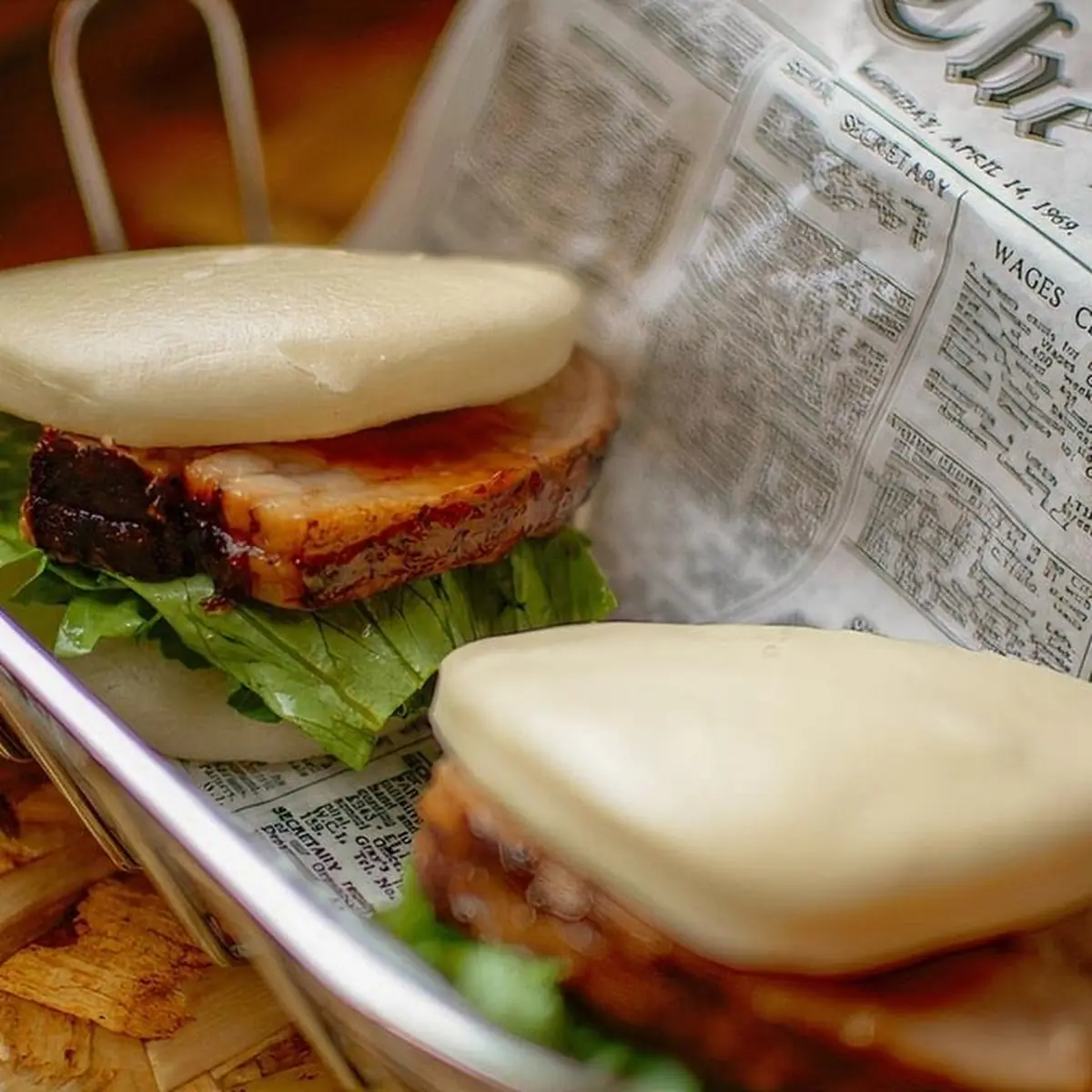Pork Bun Appetizer