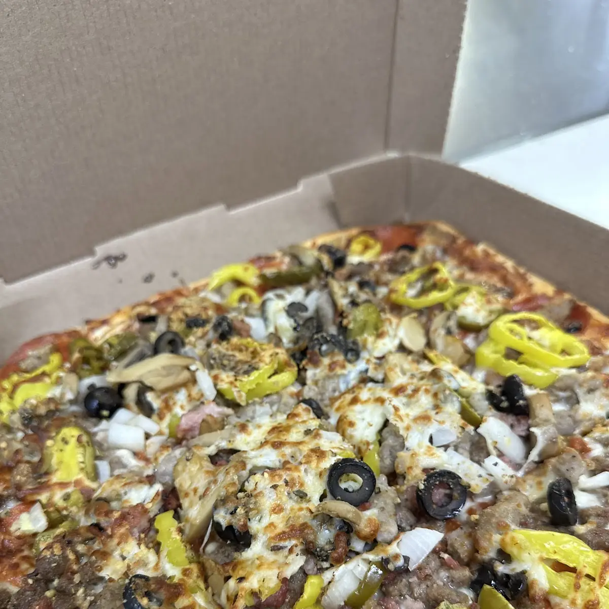 Supreme Pizza Thin Crust