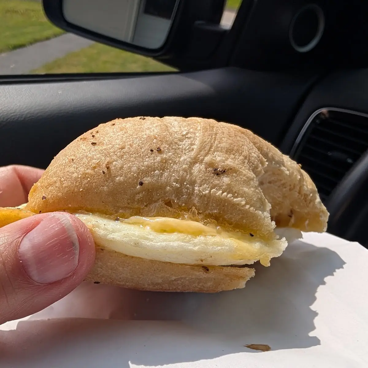 Microwaved Breakfast Sandwich
