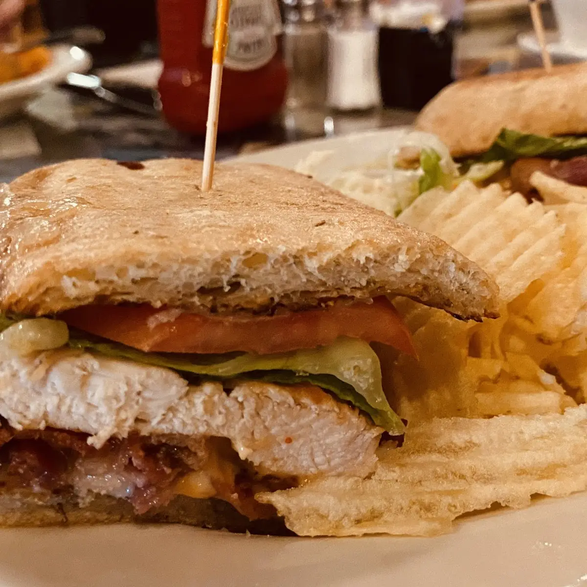 Chipotle Chicken Bacon Ranch Panini