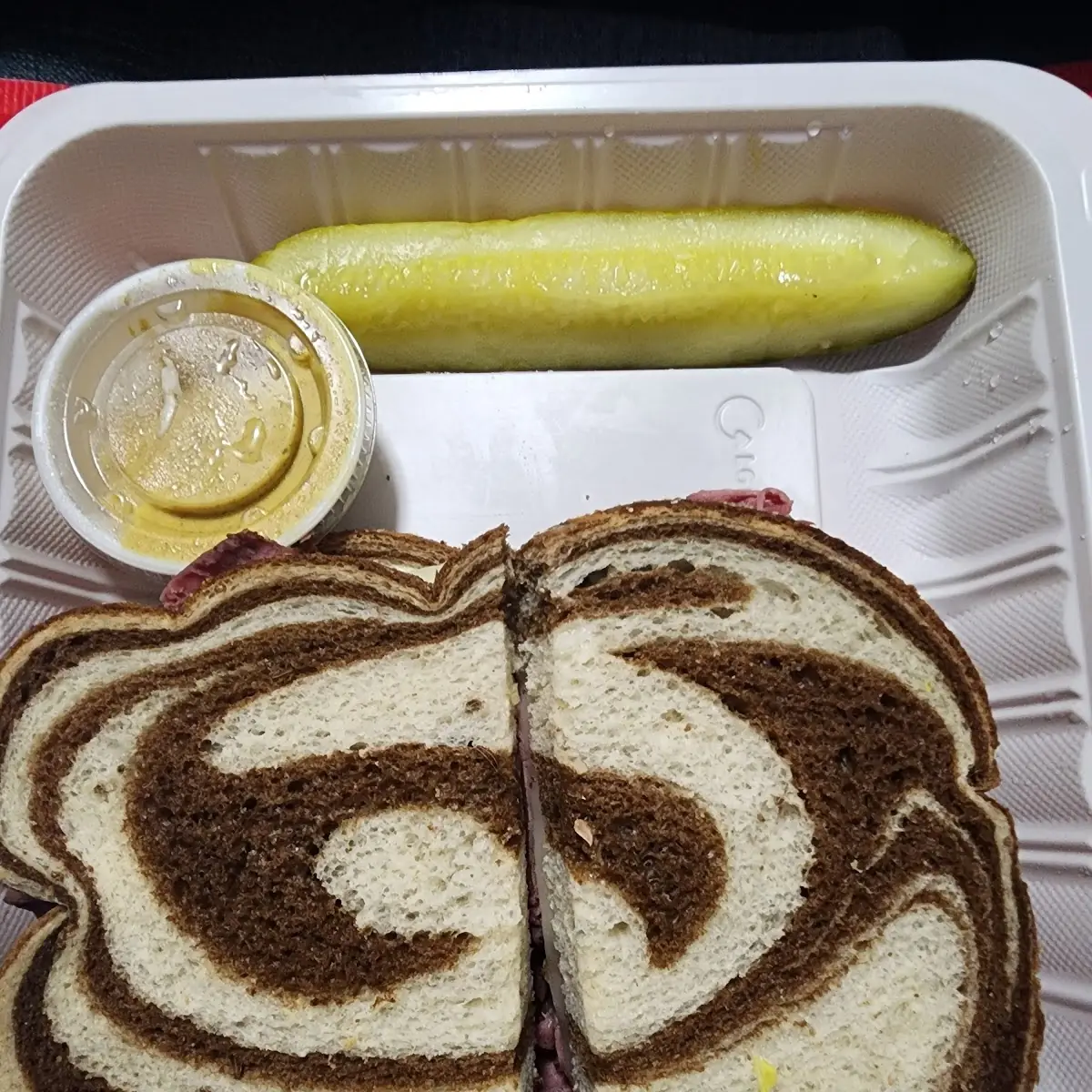 Pastrami on Marble Rye