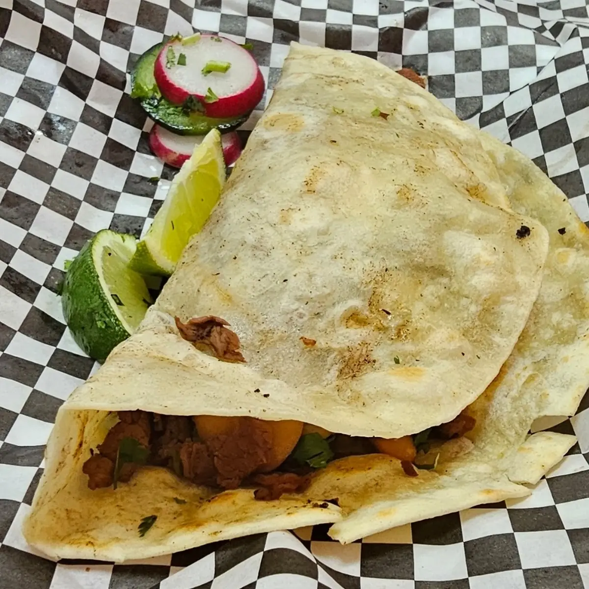 Asada Taco Perron