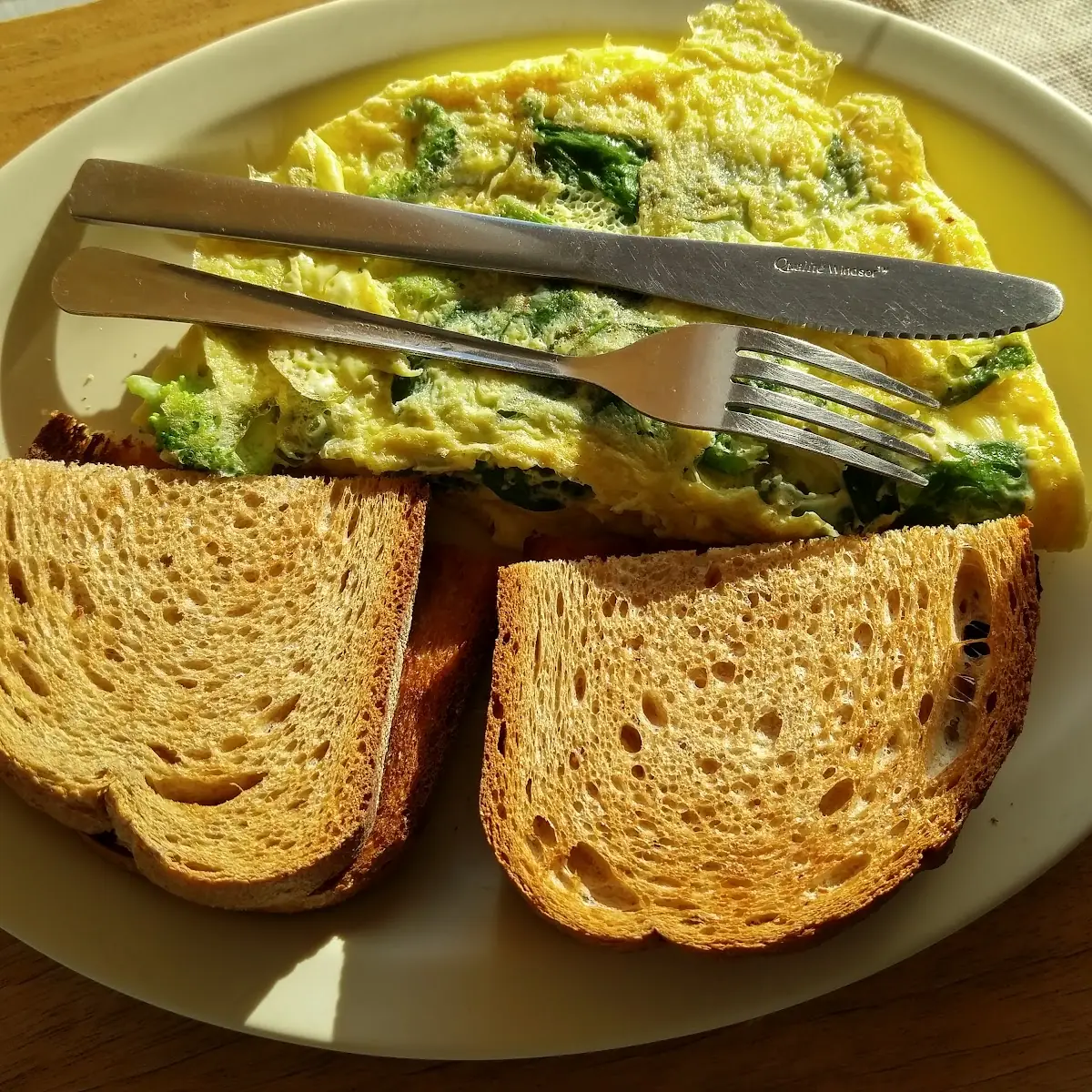 3 Eggs Cheese Omelet w Toast