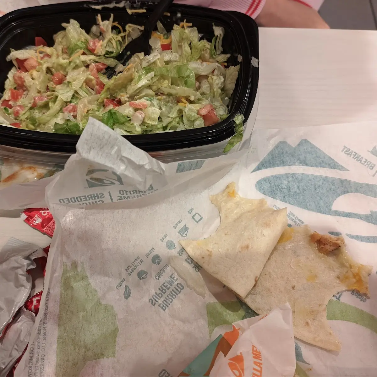 Veggie Power Bowl and Cheese Quesadilla