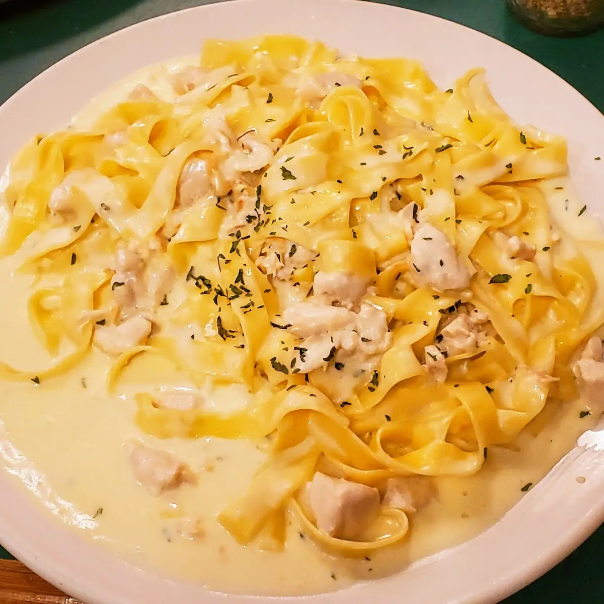 Fettuccine Alfredo with Chicken