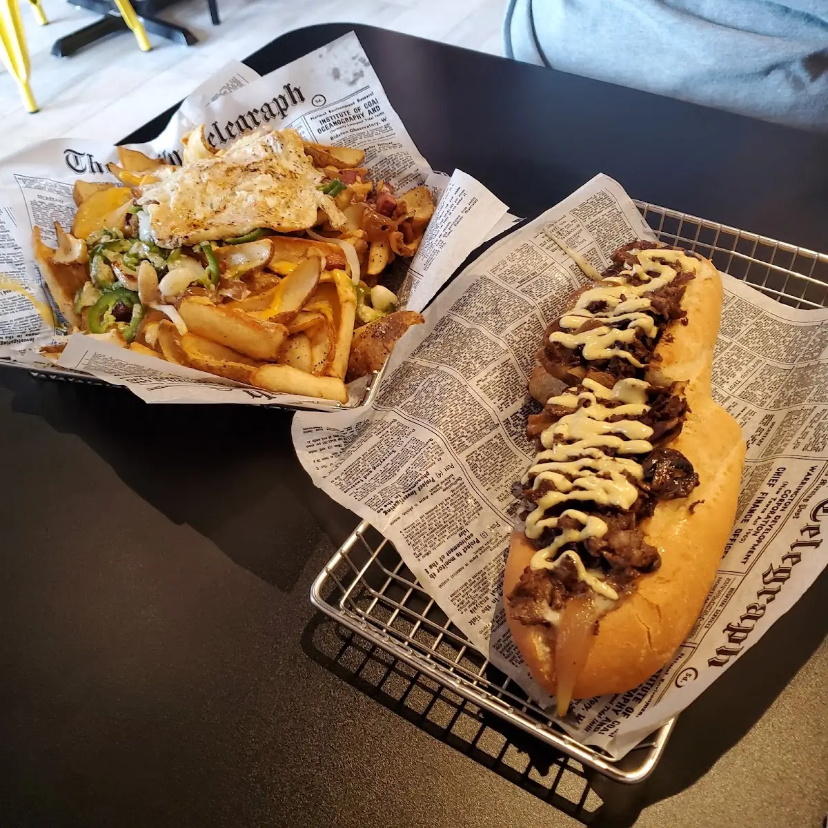 Cheesesteak and Loaded Fries