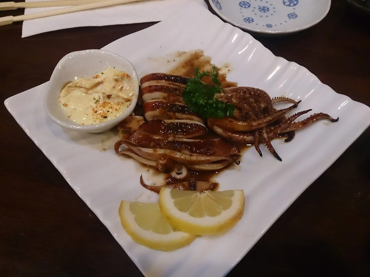Ikayaki BBQ Whole Squid, Hime Sushi