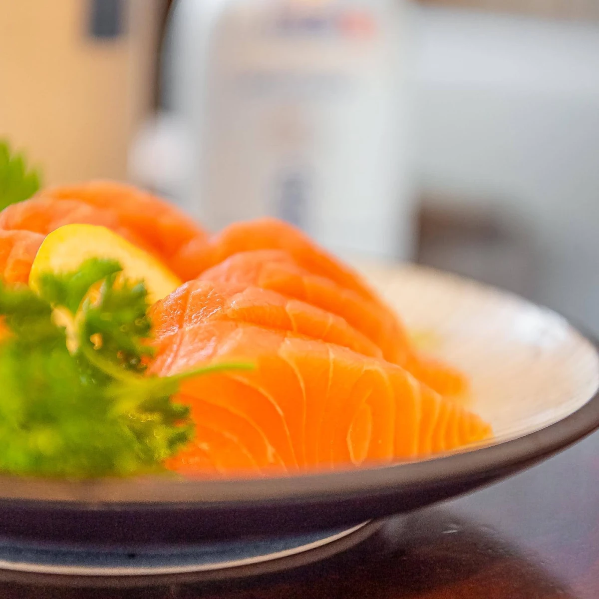 Spicy Salmon Sashimi 3pc, Hime Sushi