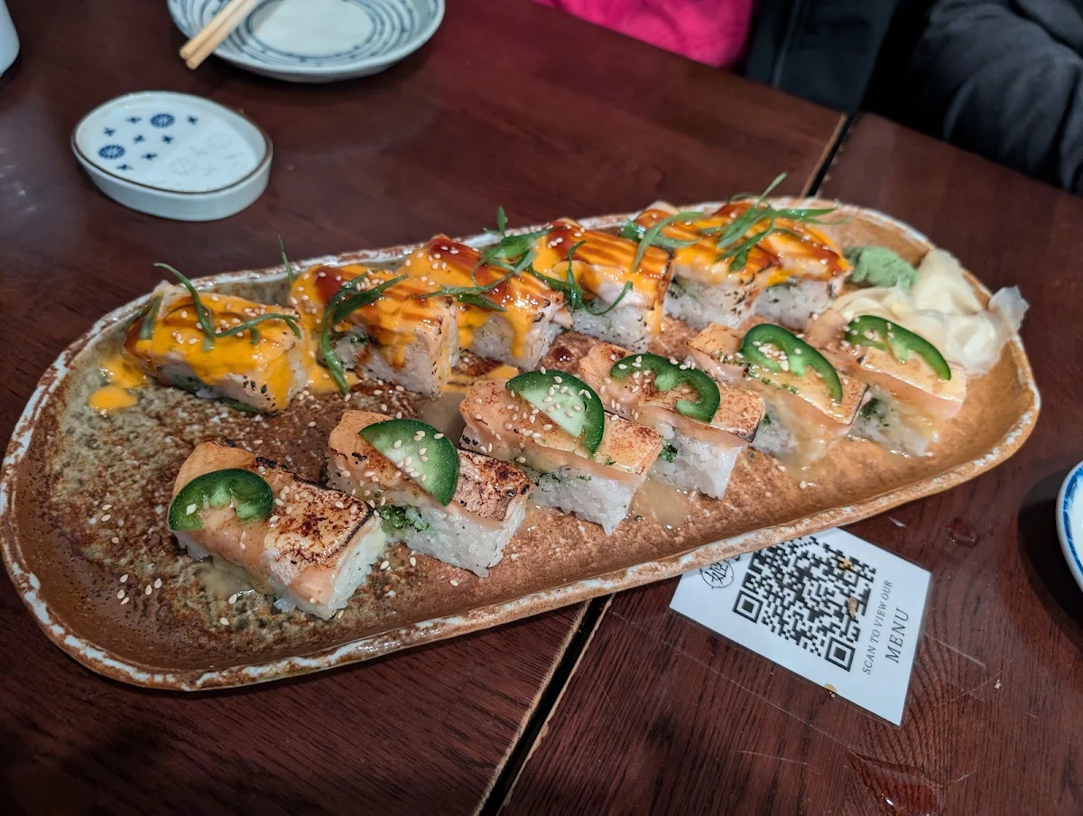 Toro Oshi Sushi & Salmon Belly Oshi Sushi, Hime Sushi
