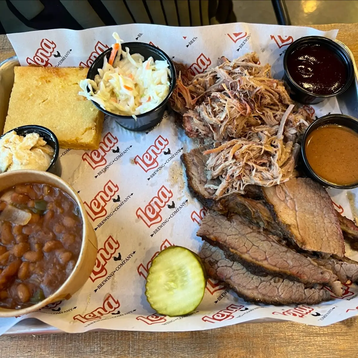 Combo Beef Brisket and Pulled Pork