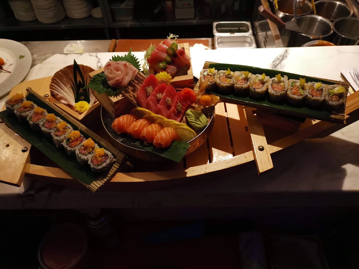 Sashimi Platter and Maki, Mademoiselle Raw Bar + Grill