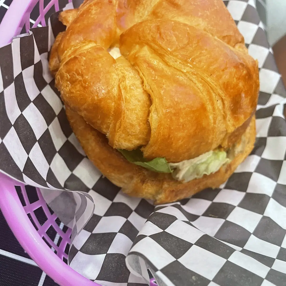 Ham Egg and Cheese Croissant