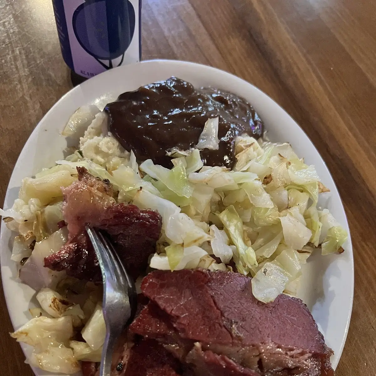 Corned Beef Cabbage Mashed Potatoes