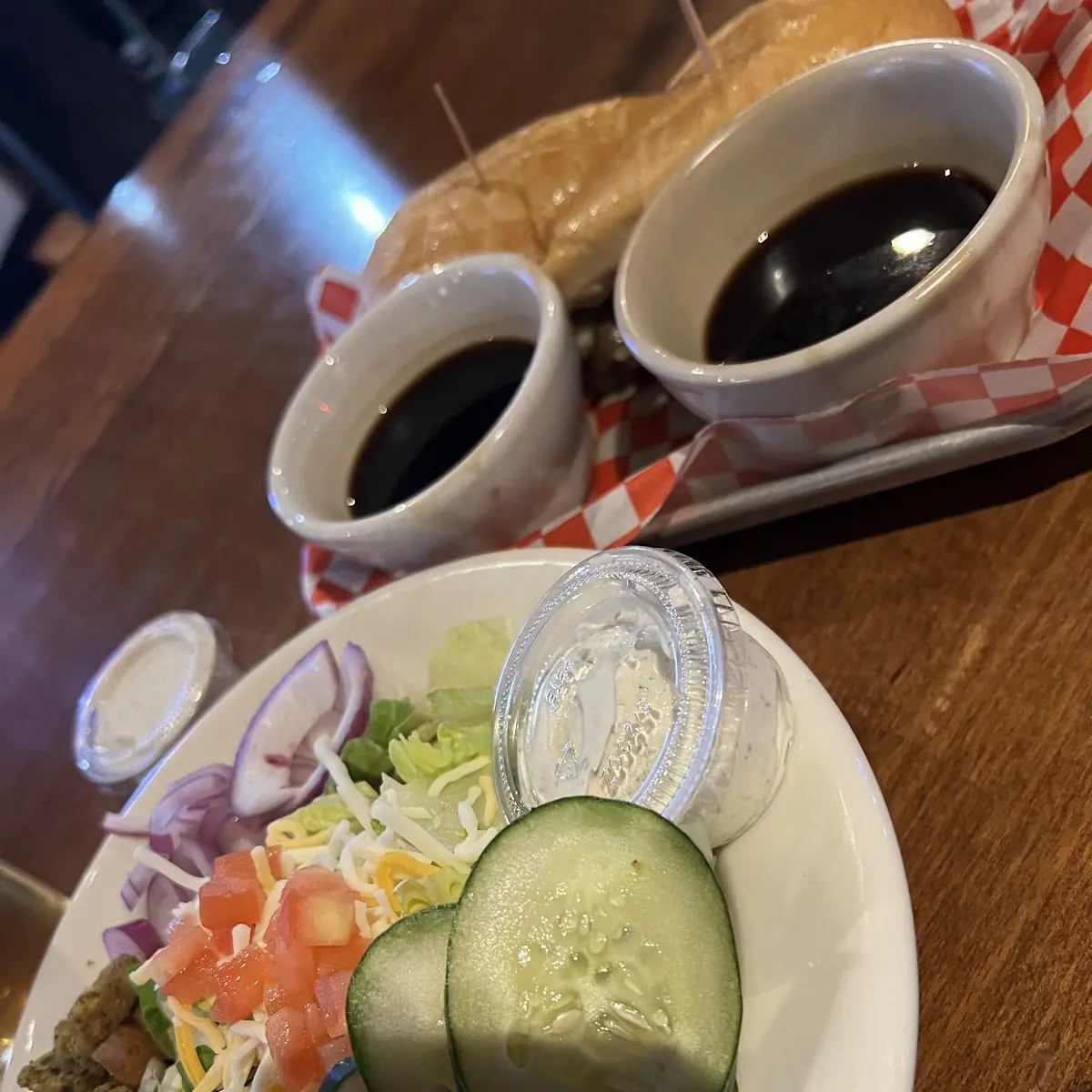 Side Salad with Ranch