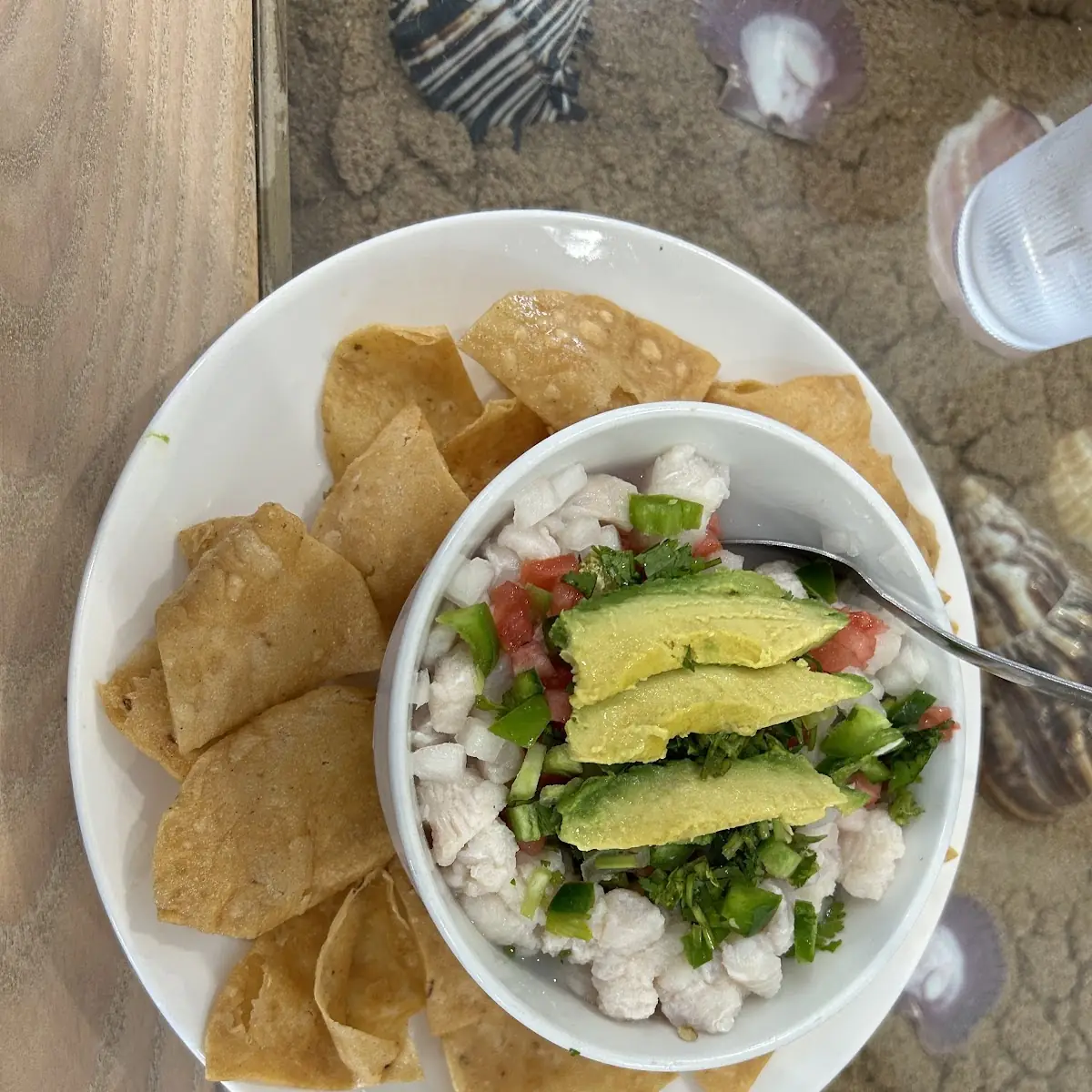 Ceviche with Tortilla Chips