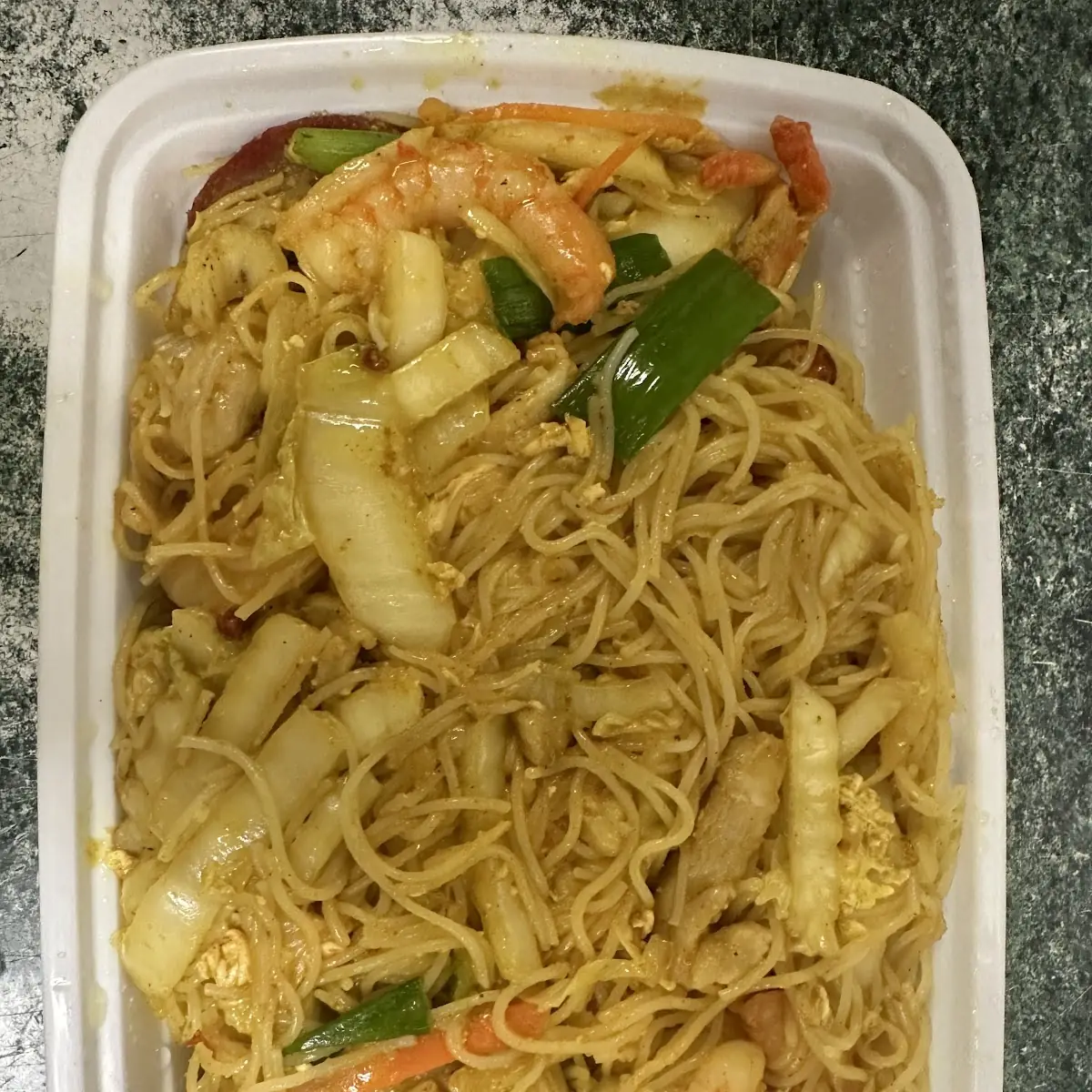 Singapore Chow Mein Fun Noodles