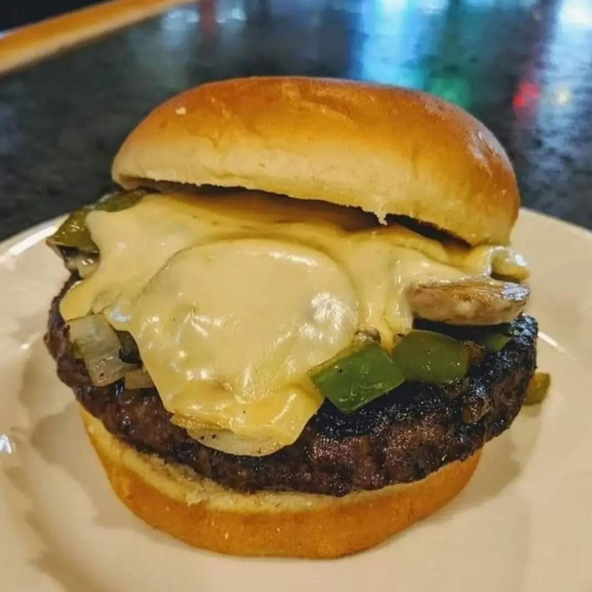 Green Chile Burger