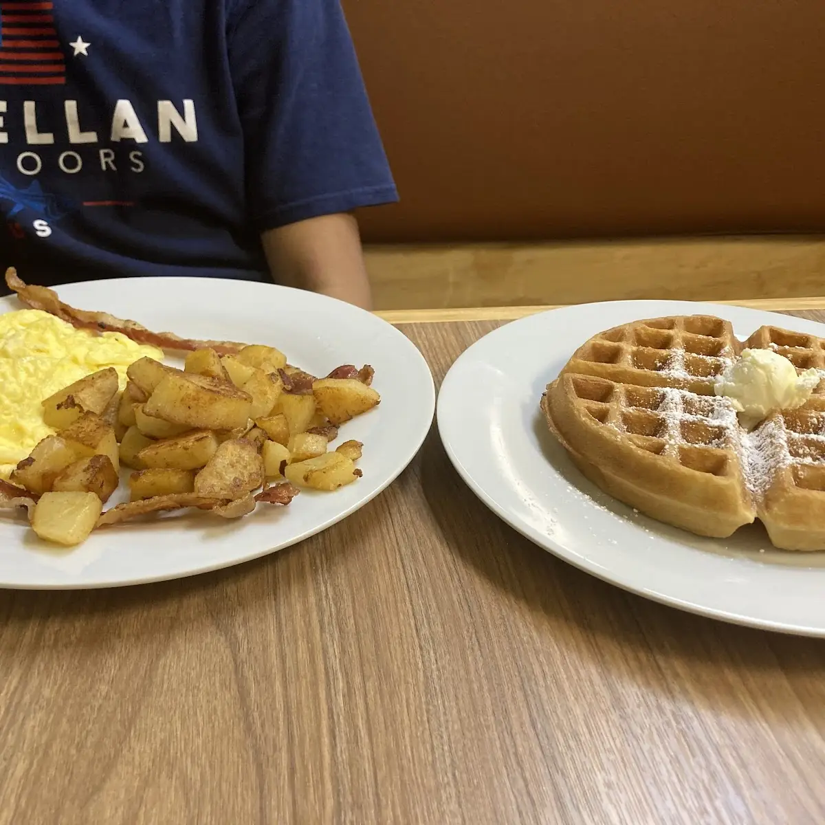 Scrambled Eggs and Country Gravy Breakfast