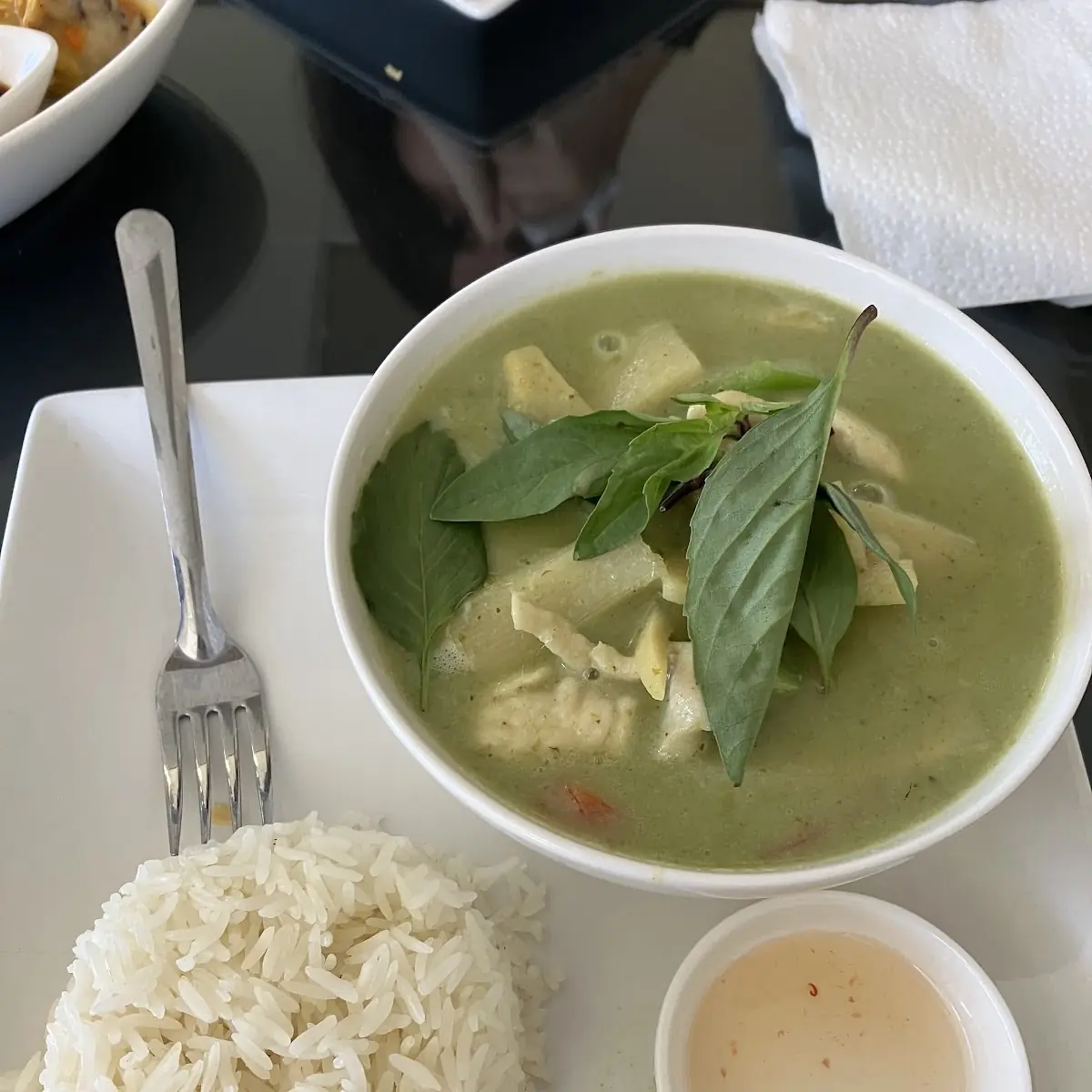 Green Curry Chicken Lunch Special