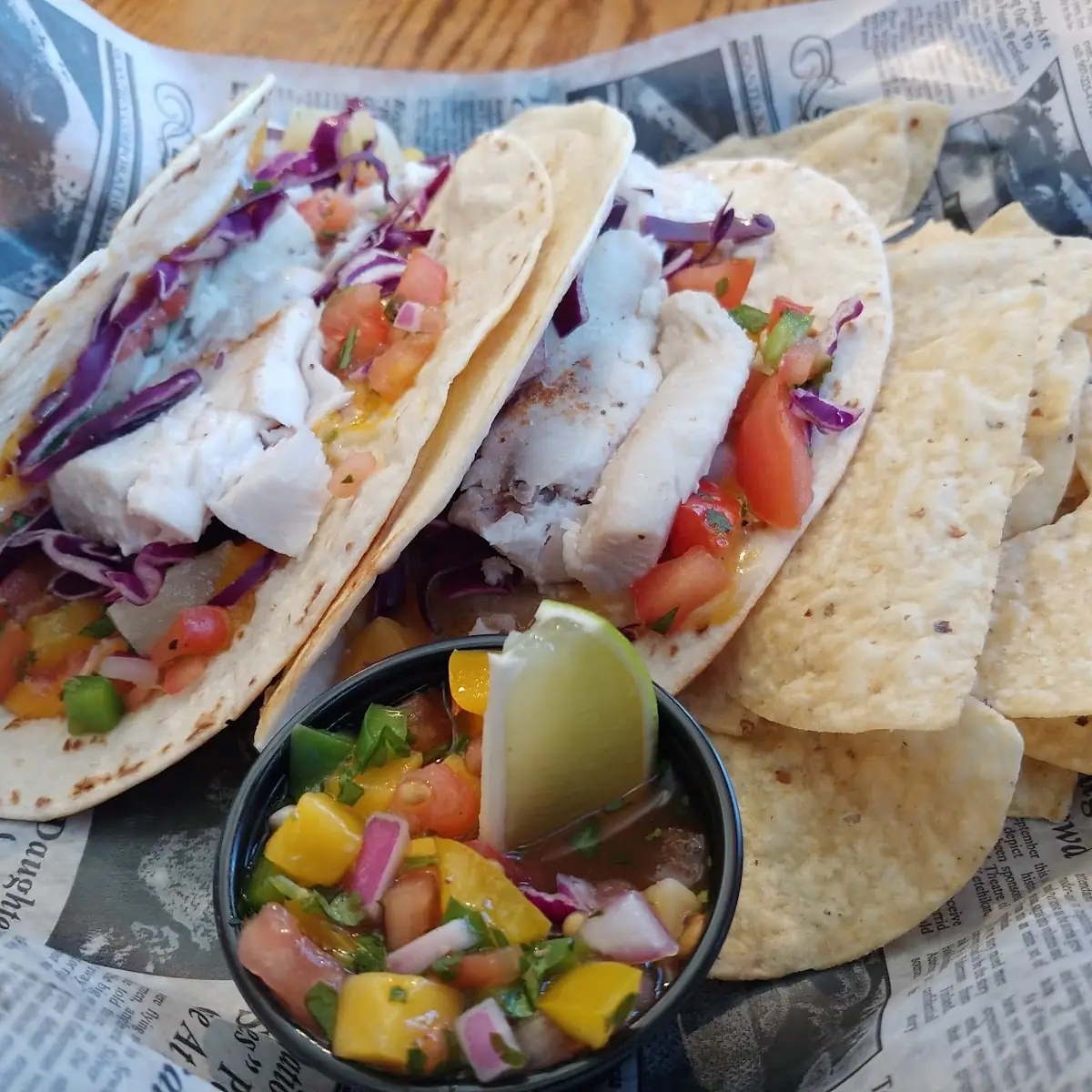 Fibber’S Baja Fish Tacos