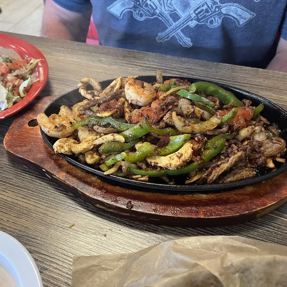 Shrimp Fajitas Plate