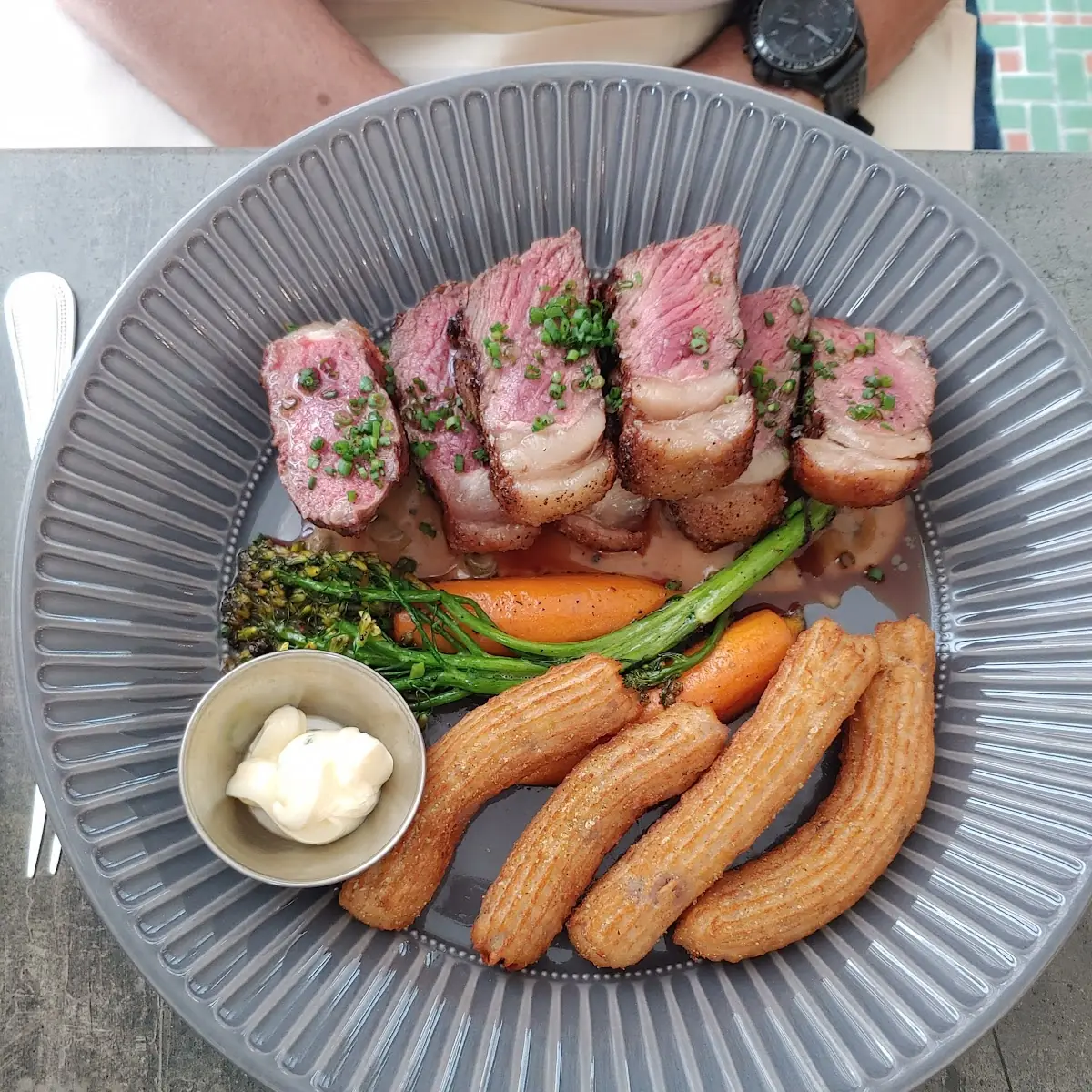 New York Steak Con Churros de Malanfa