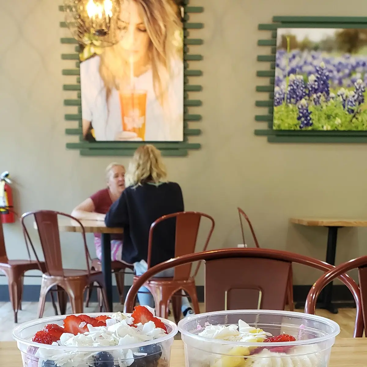 Acai Bowl and Dragon Fruit Bowl