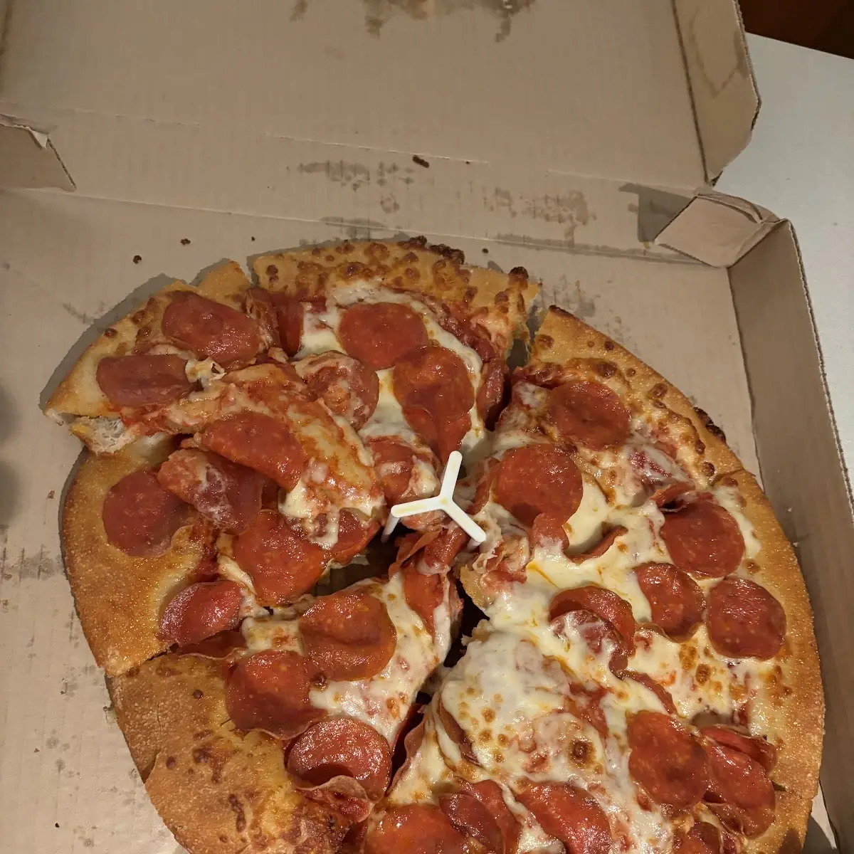 Pepperoni Stuffed Crust Pizza