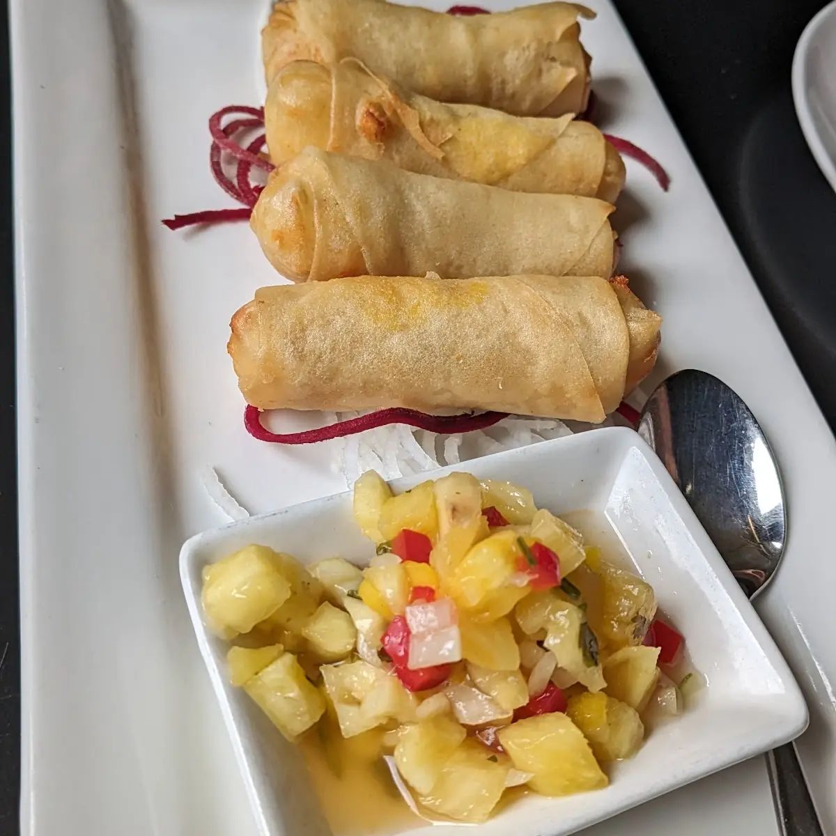 Chicken or Vegetable Spring Roll