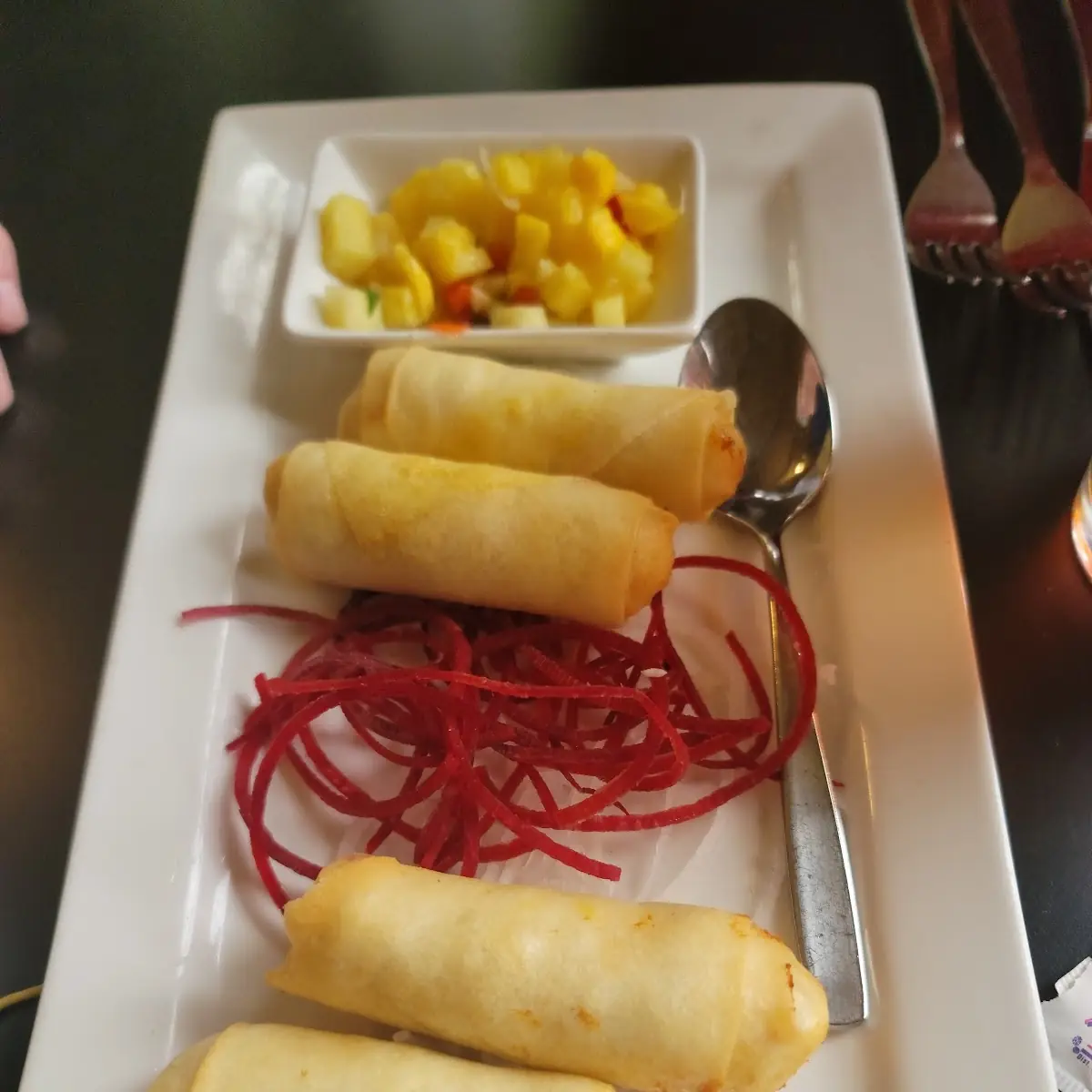 Dessert Spring Roll