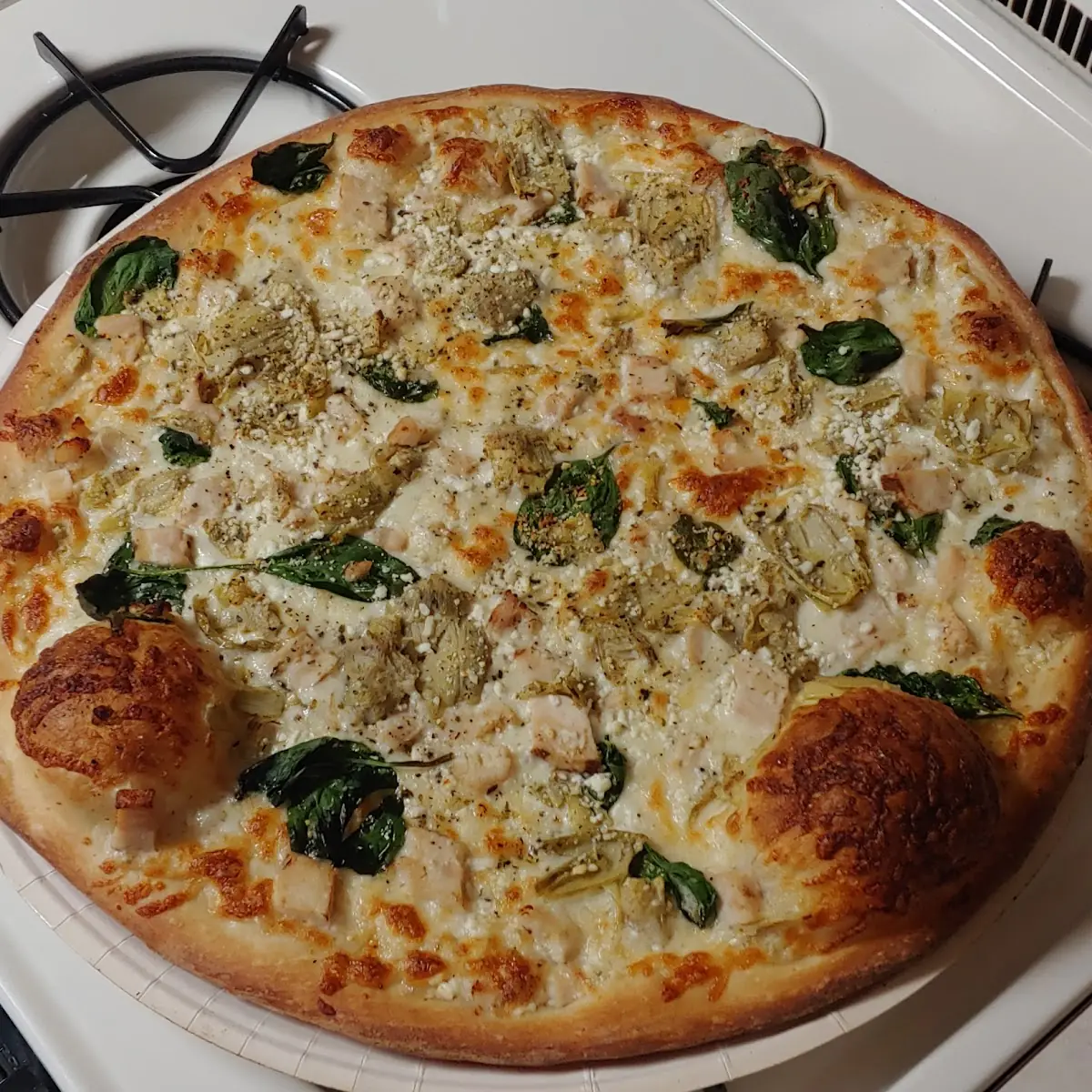 Spinach Pizza