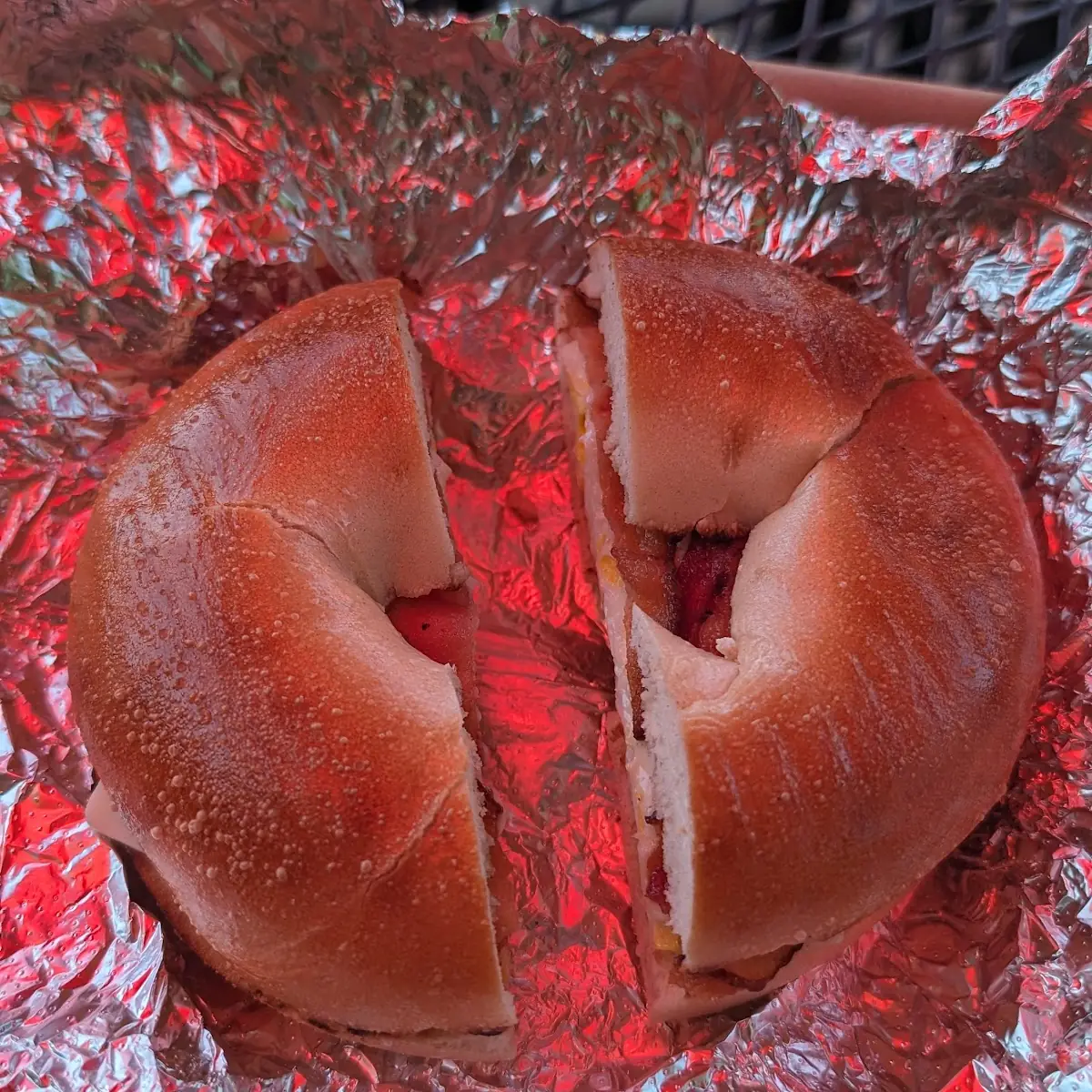 Bacon Egg and Cheese Plain Bagel