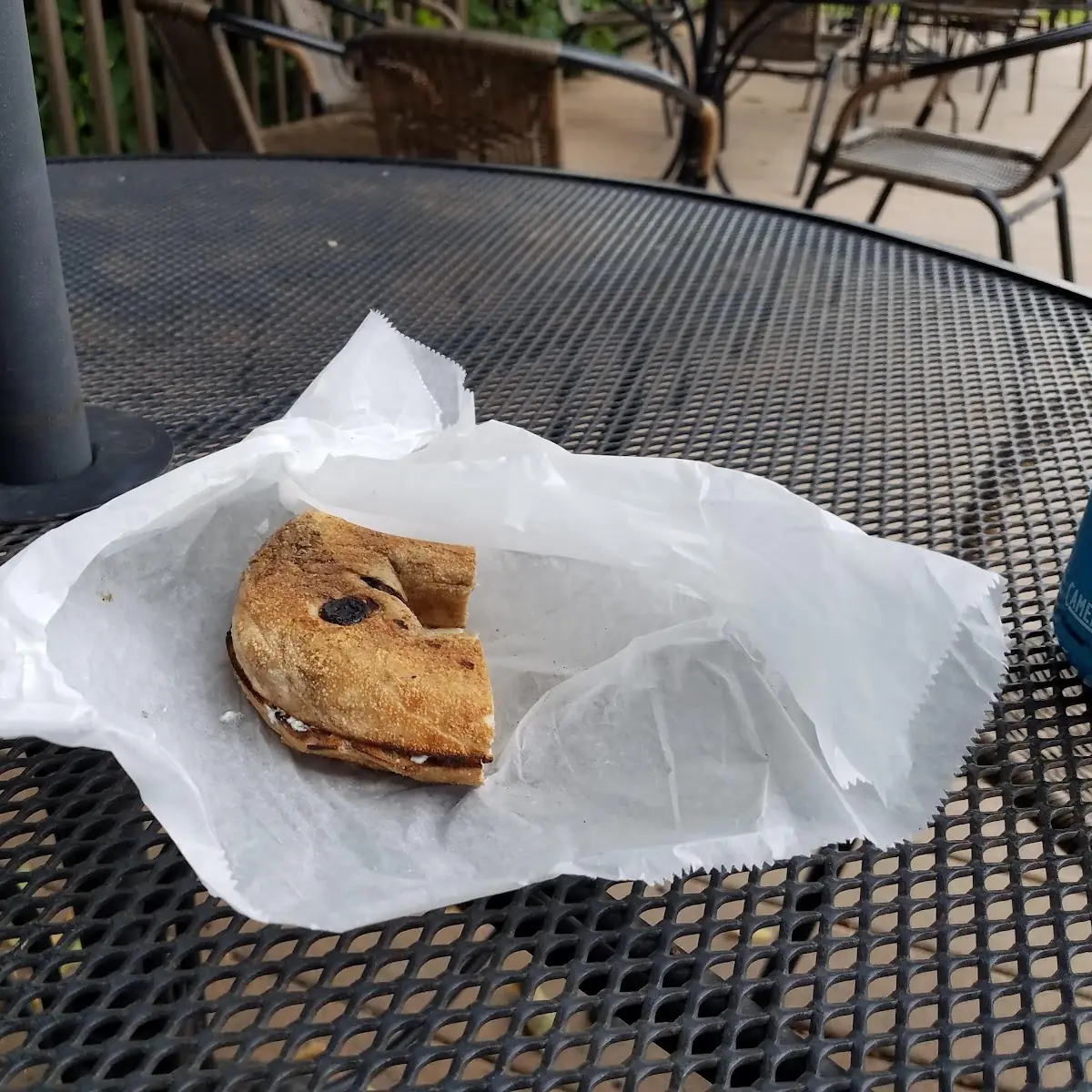 Cinnamon Raisin Bagel with Cream