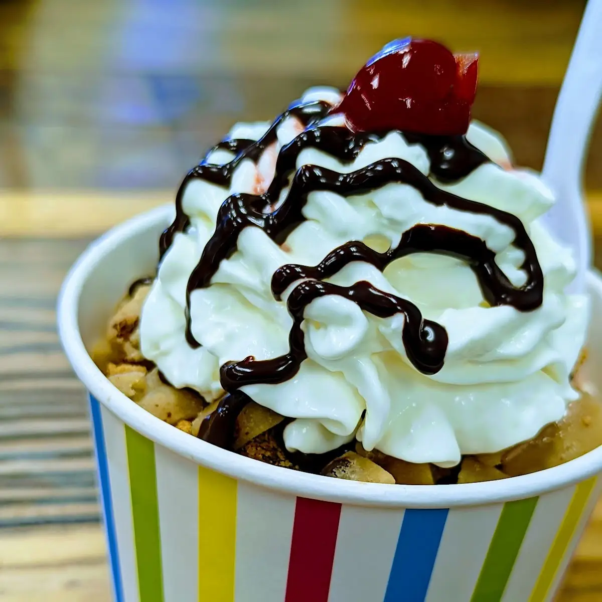 Chocolate Chip Cookie Dough Sundae