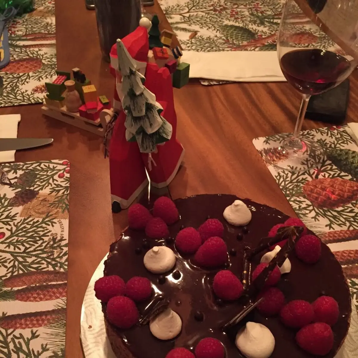 Dark Chocolate Mousse Cake
