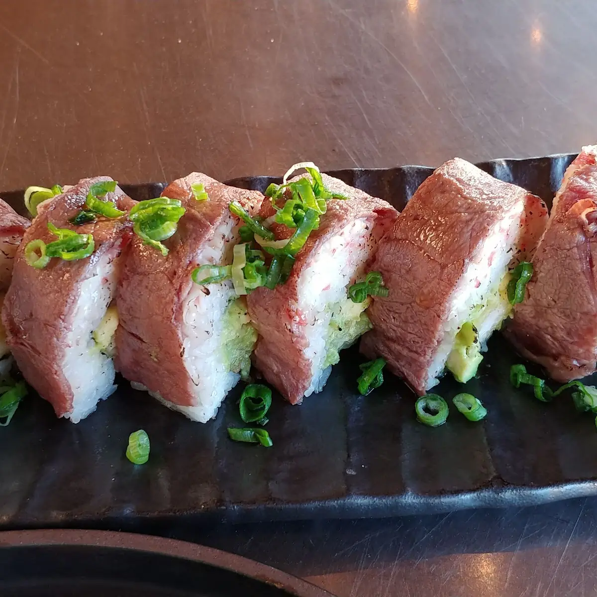Scallion Fatty Tuna Nigiri