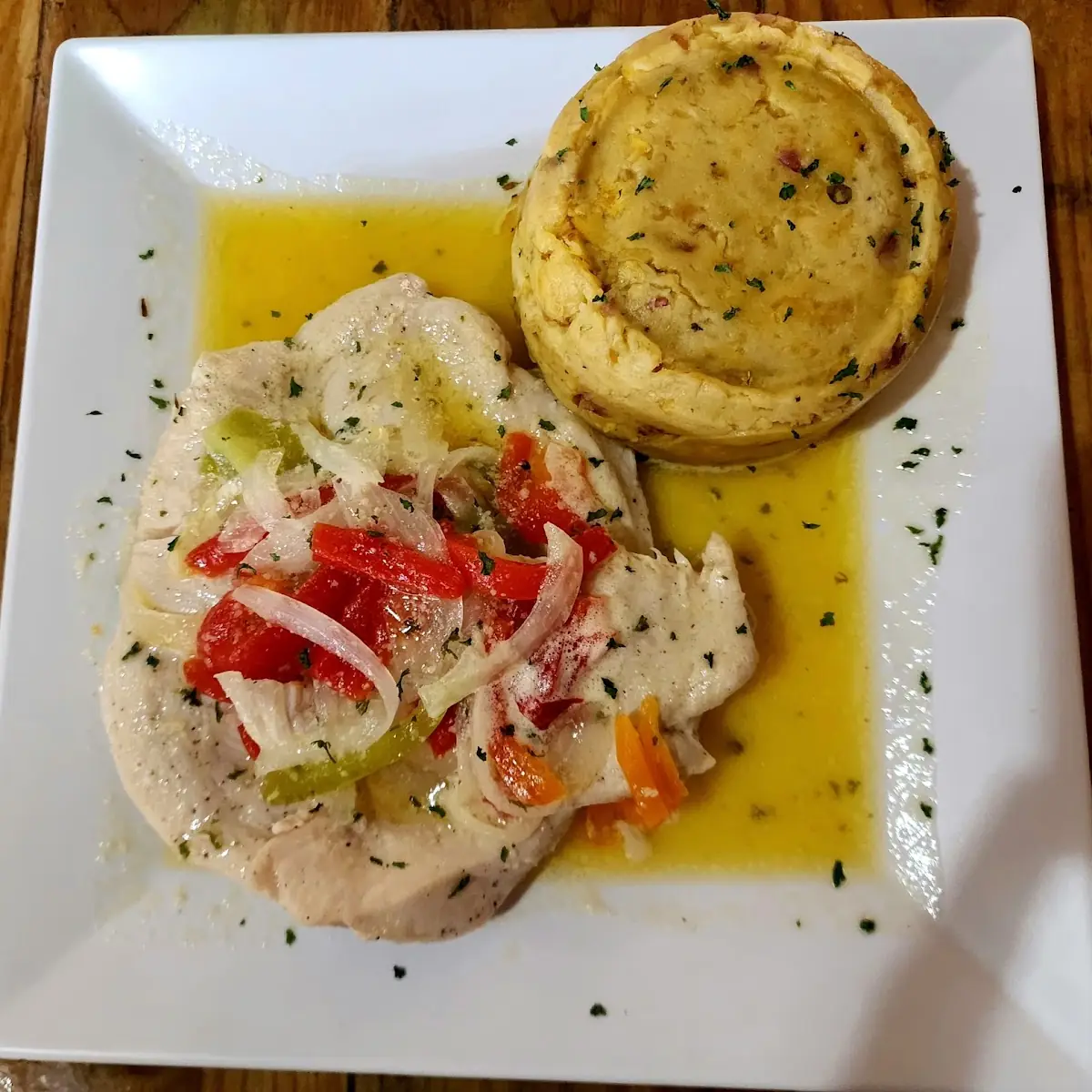 Bifongo with Grilled Chicken
