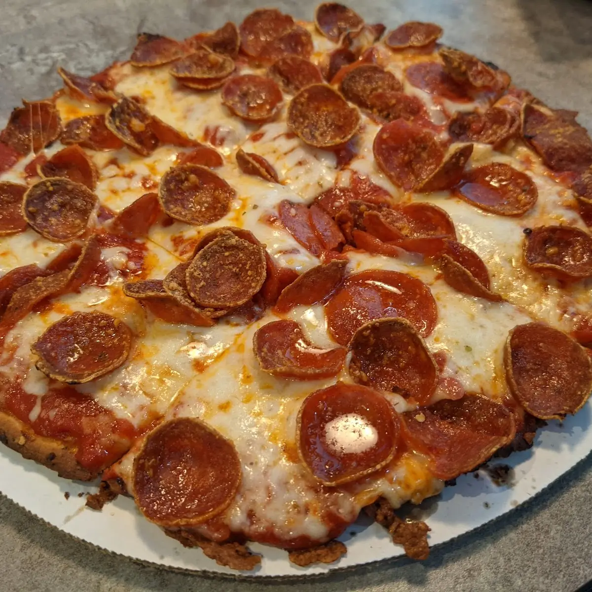 Pepperoni Pizza Cauliflower Crust