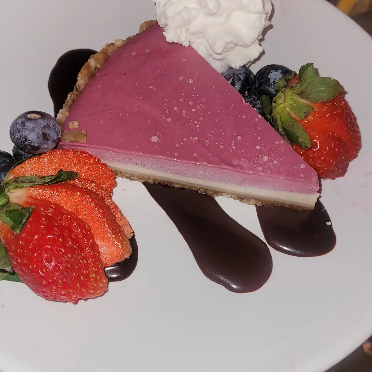 Vegan Raspberry Cheesecake