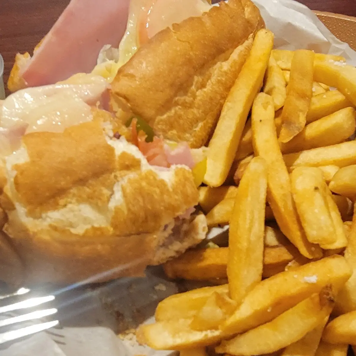 Italian Sub with Fries
