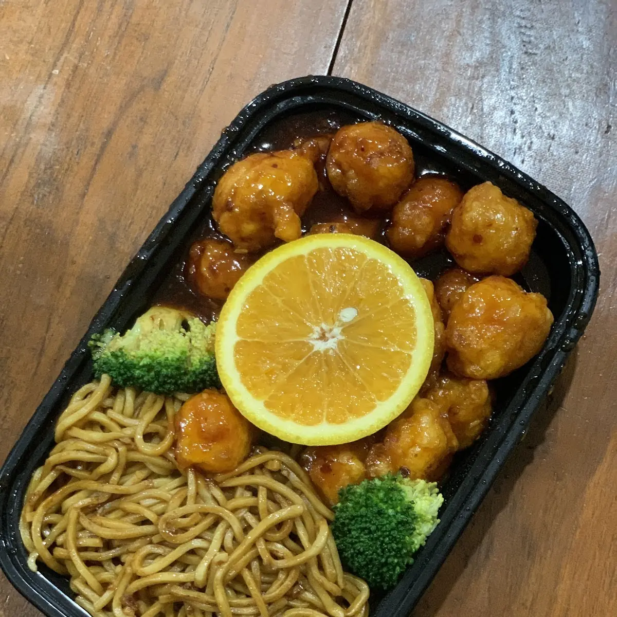 Orange Chicken Chow Mein