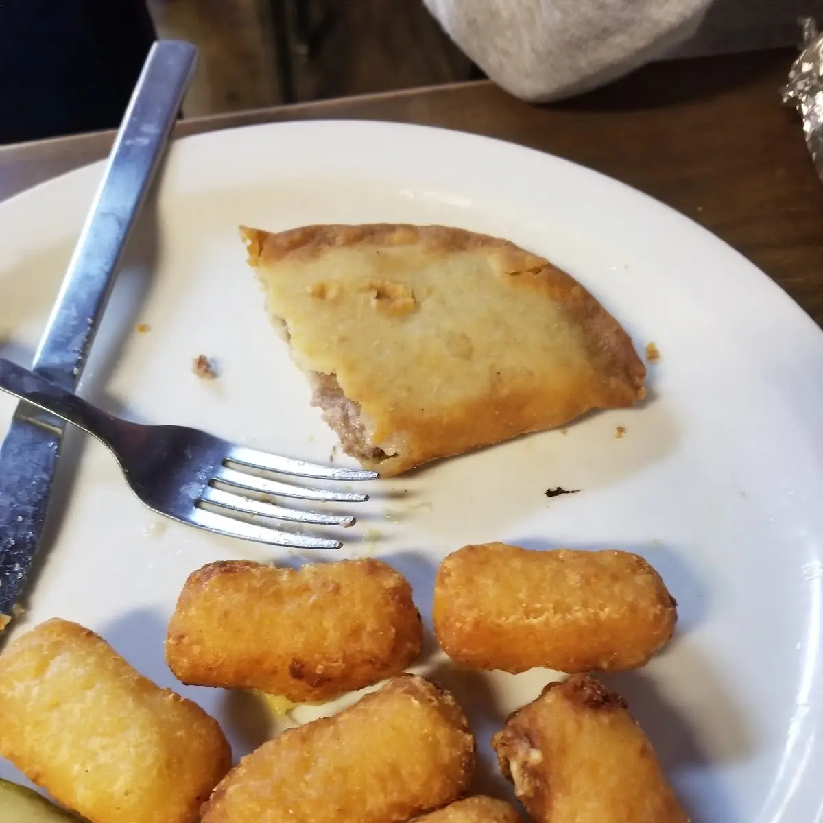 Fleischkeelah and Mini Corn Dogs